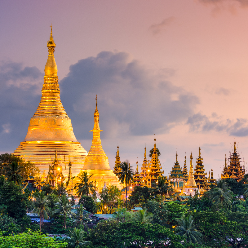 โปรแกรมทัวร์พม่า ชเวดากอง พระธาตุมุเตา [พักบนพระธาตุอินทร์แขวน] 2 วัน 1 คืน (SL)
