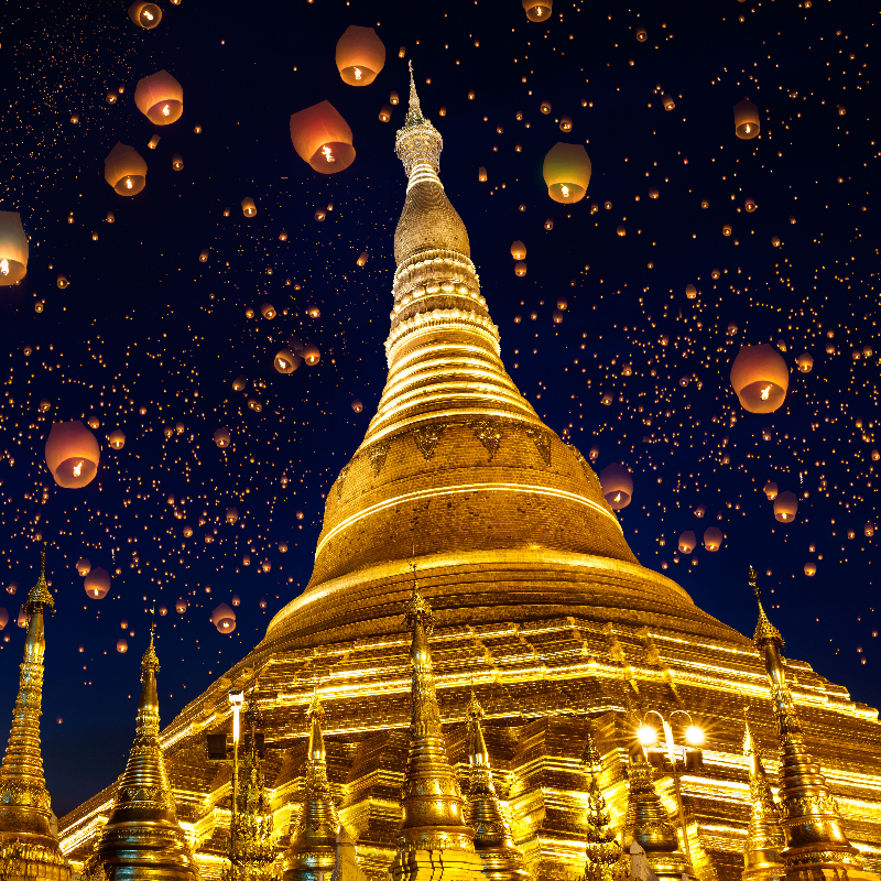โปรแกรมทัวร์พม่า [บินตรงเชียงใหม่] ย่างกุ้ง หงสาวดี พระธาตุอินทร์แขวน 3 วัน 2 คืน (PG)
